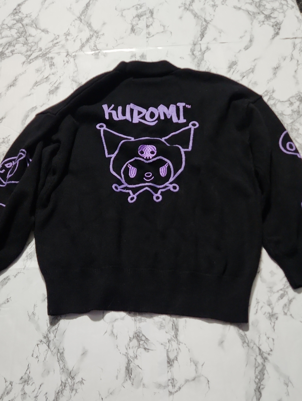 Hello Kitty Kuromi Forever 21 Black Purole Cardigan